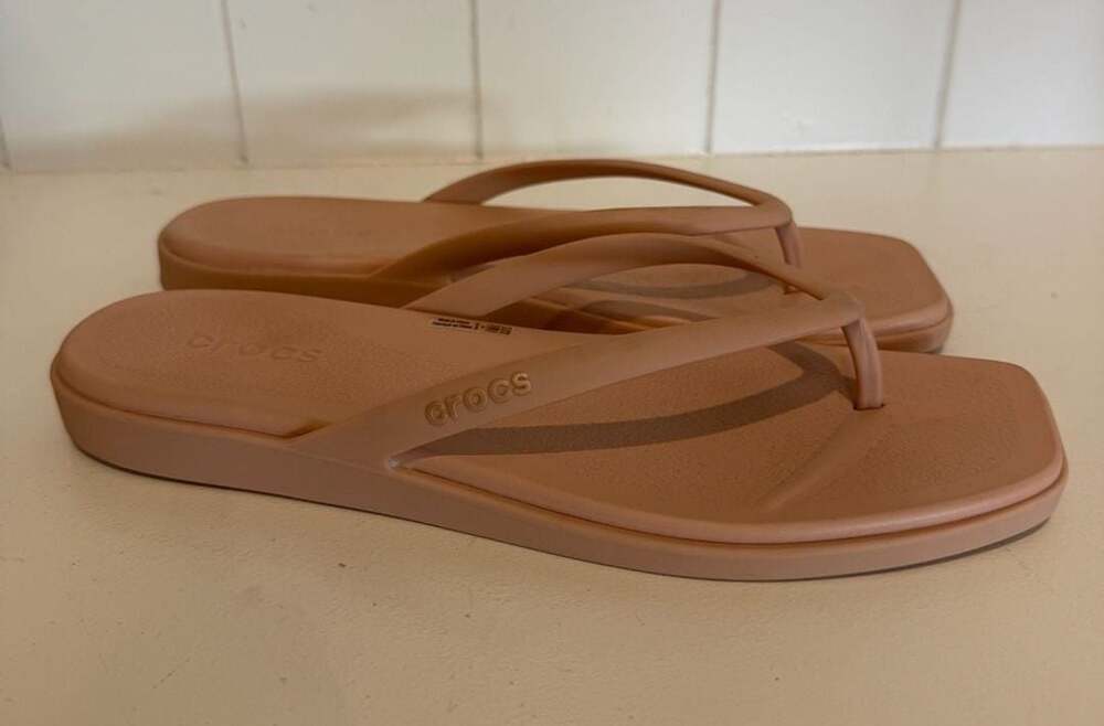 Crocs Miami Square Toe Flip Flops